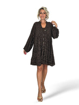 Robe Mao courte en dentelle