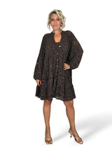Robe Mao courte en dentelle
