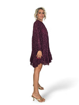 Robe Mao courte en dentelle