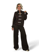 STRICKSET: JACKE UND PALAZZOHOSE