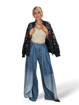 MAXI BOMBER FLOR LENTEJUELAS