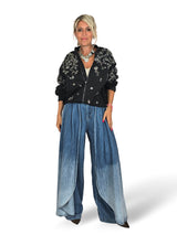 MAXI BOMBER FLOR LENTEJUELAS