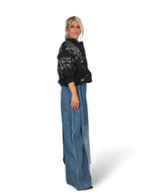 MAXI BOMBER FLOR LENTEJUELAS