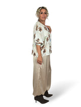 Bluse aus Tencel mit Blumenmuster