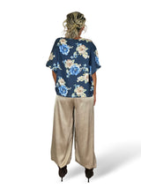 Bluse aus Tencel mit Blumenmuster