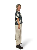 Bluse aus Tencel mit Blumenmuster