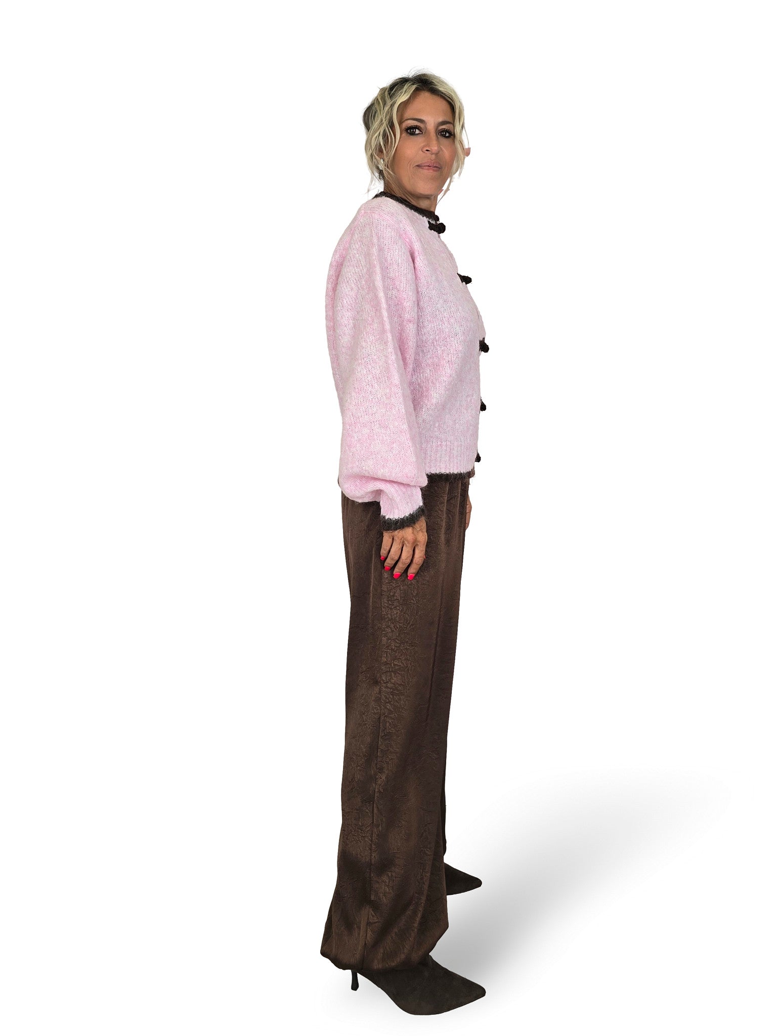CHAQUETA DE PUNTO ORIENTAL
