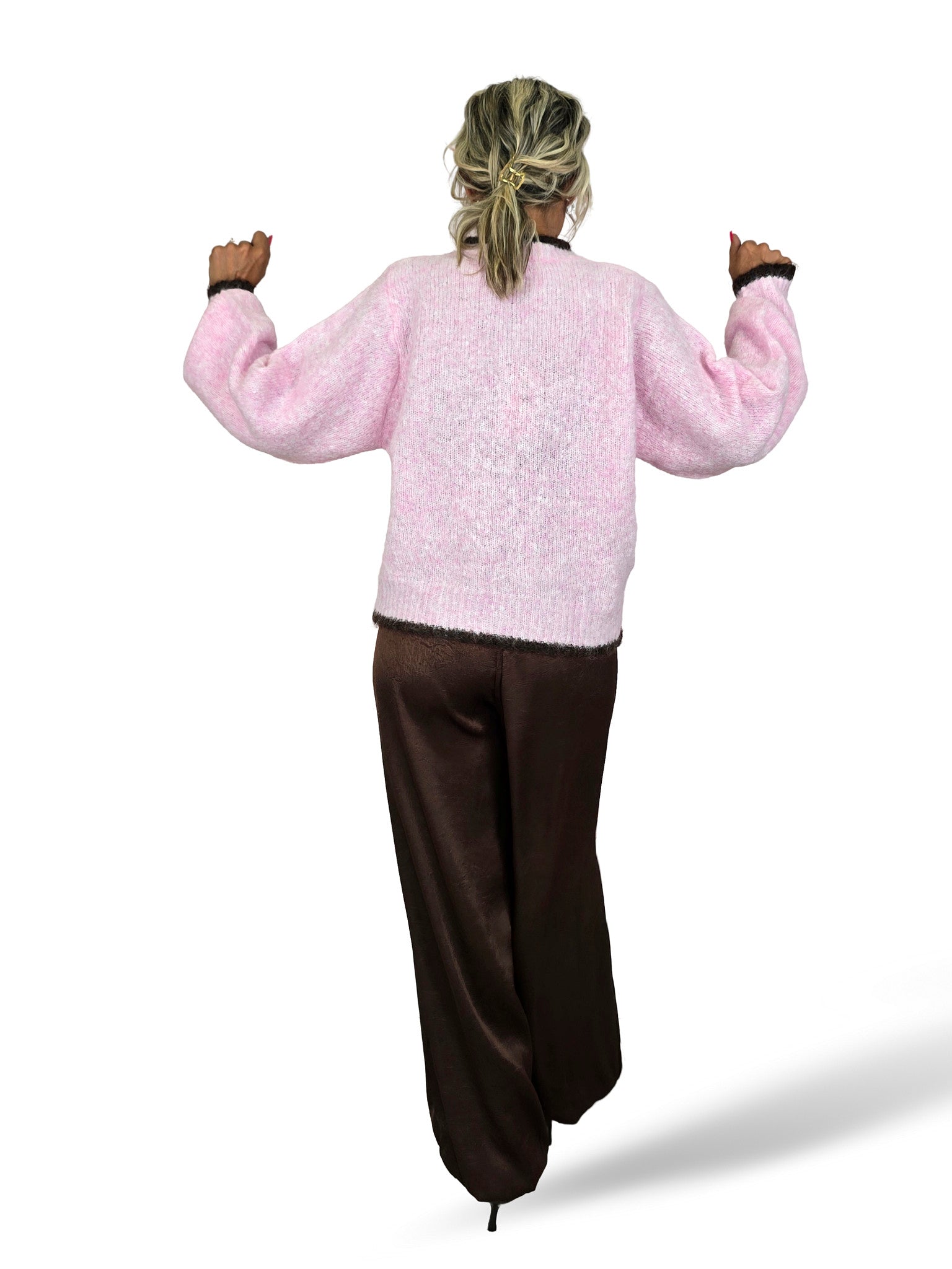 CHAQUETA DE PUNTO ORIENTAL