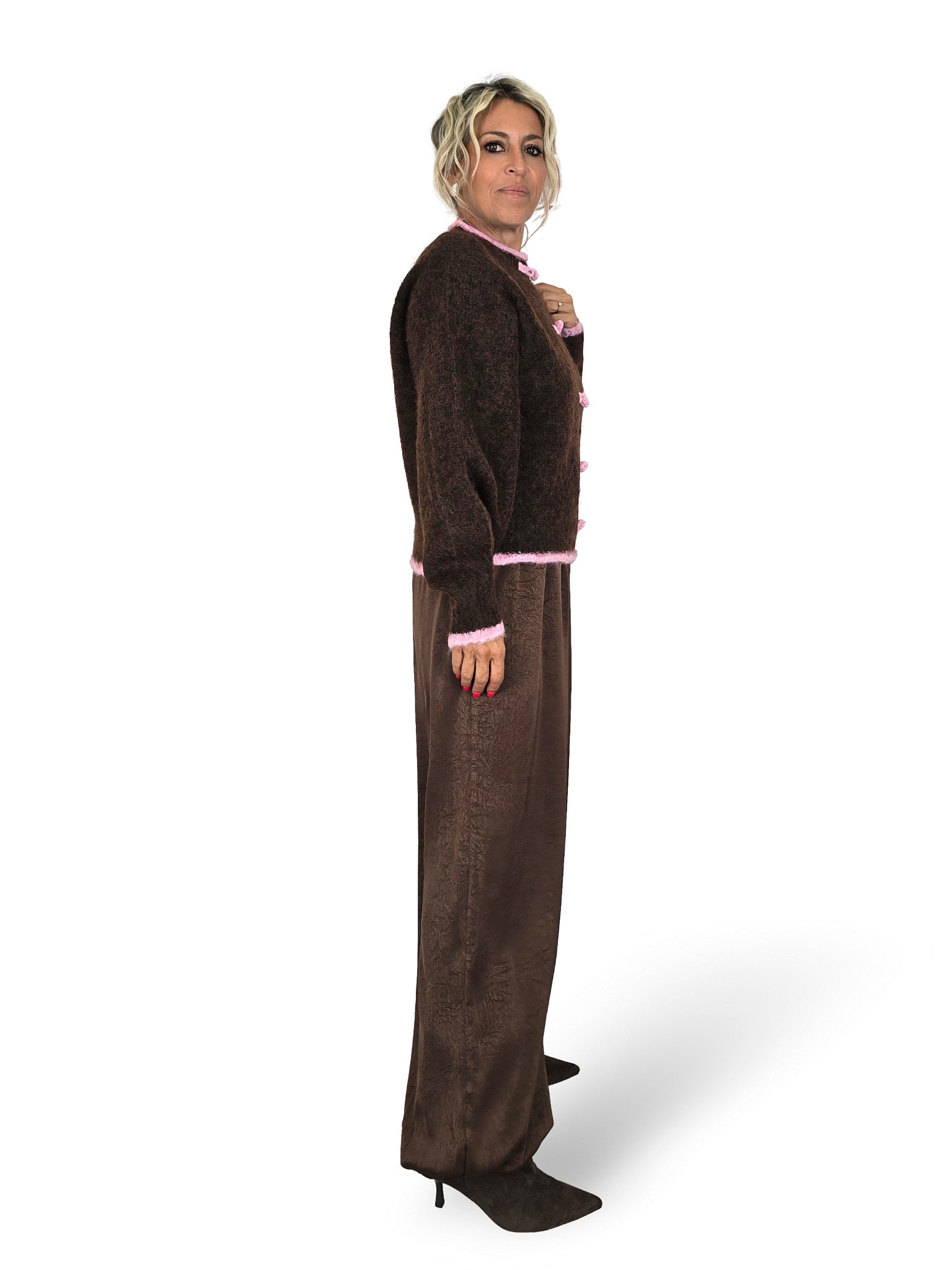CHAQUETA DE PUNTO ORIENTAL