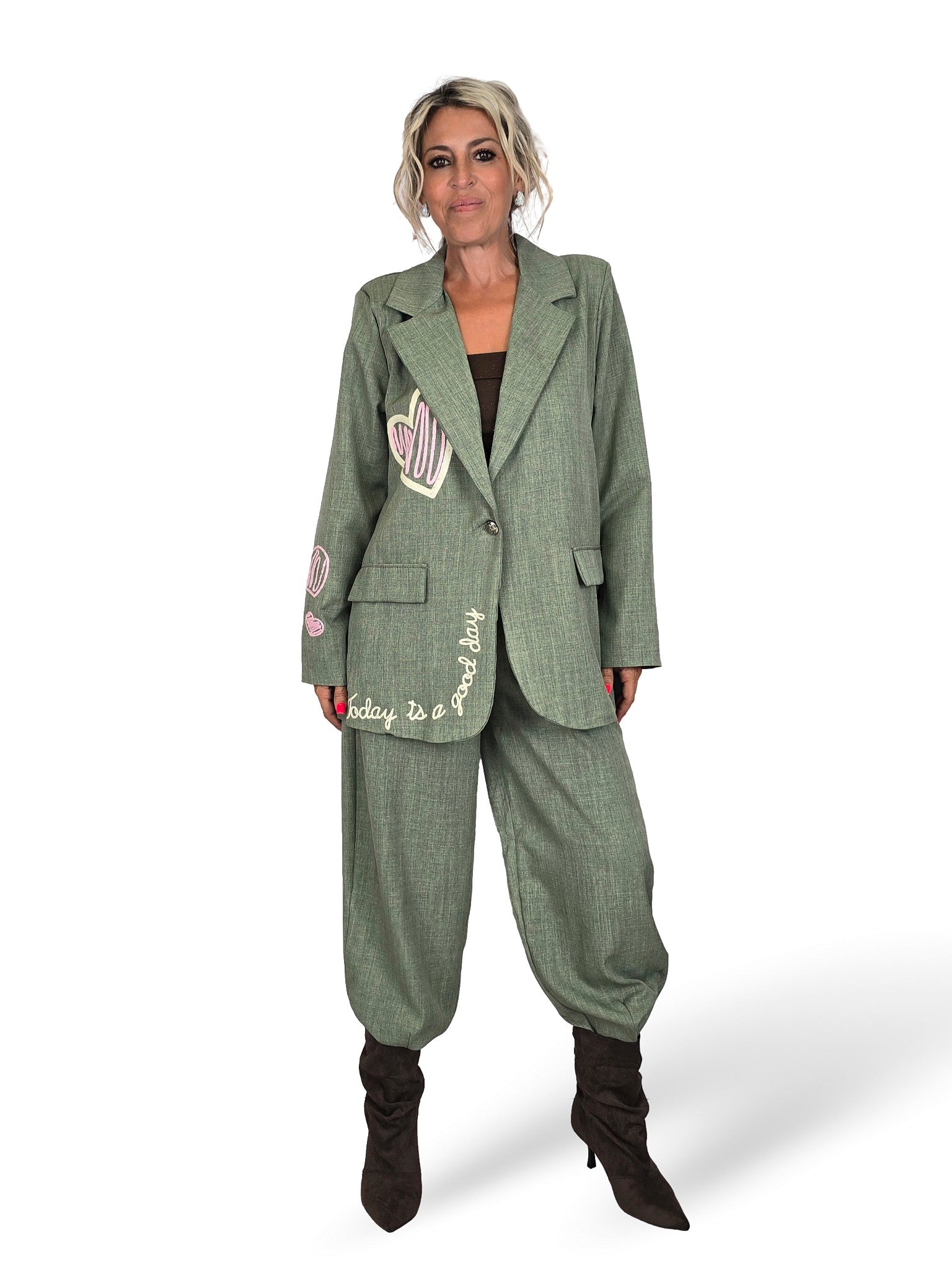 BLAZER E SPALLE RICAMATE