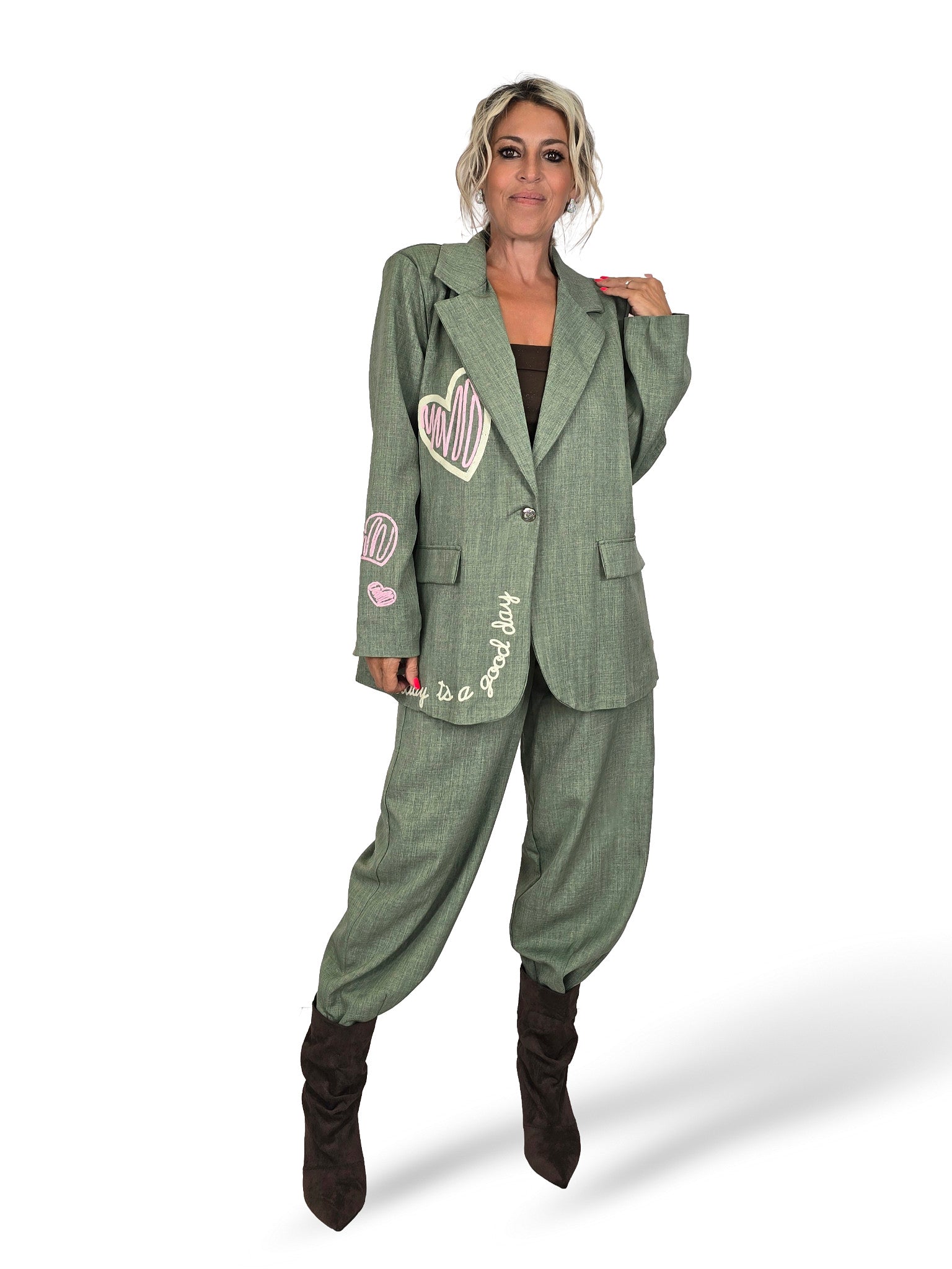 BLAZER E SPALLE RICAMATE