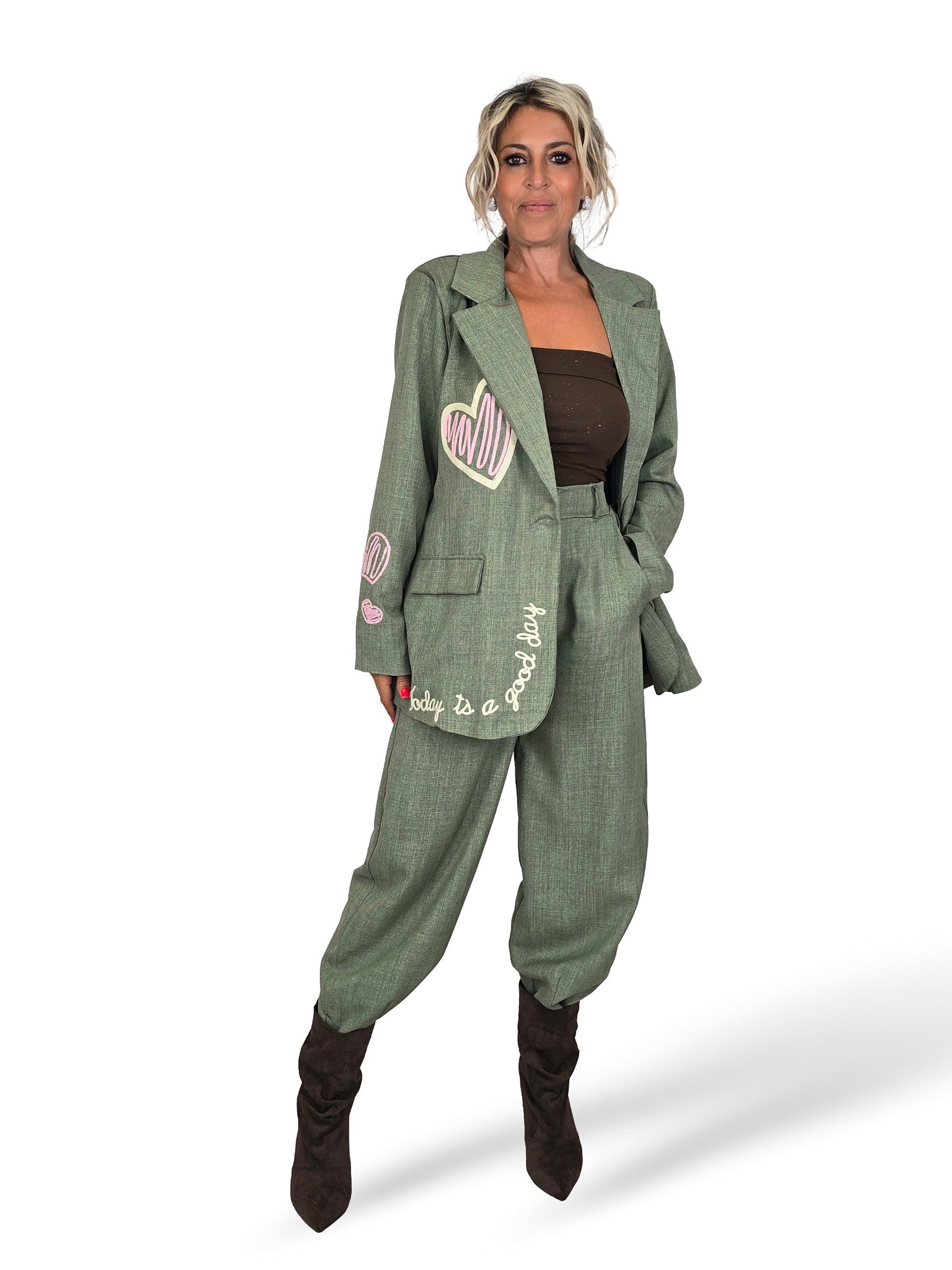 BLAZER E SPALLE RICAMATE