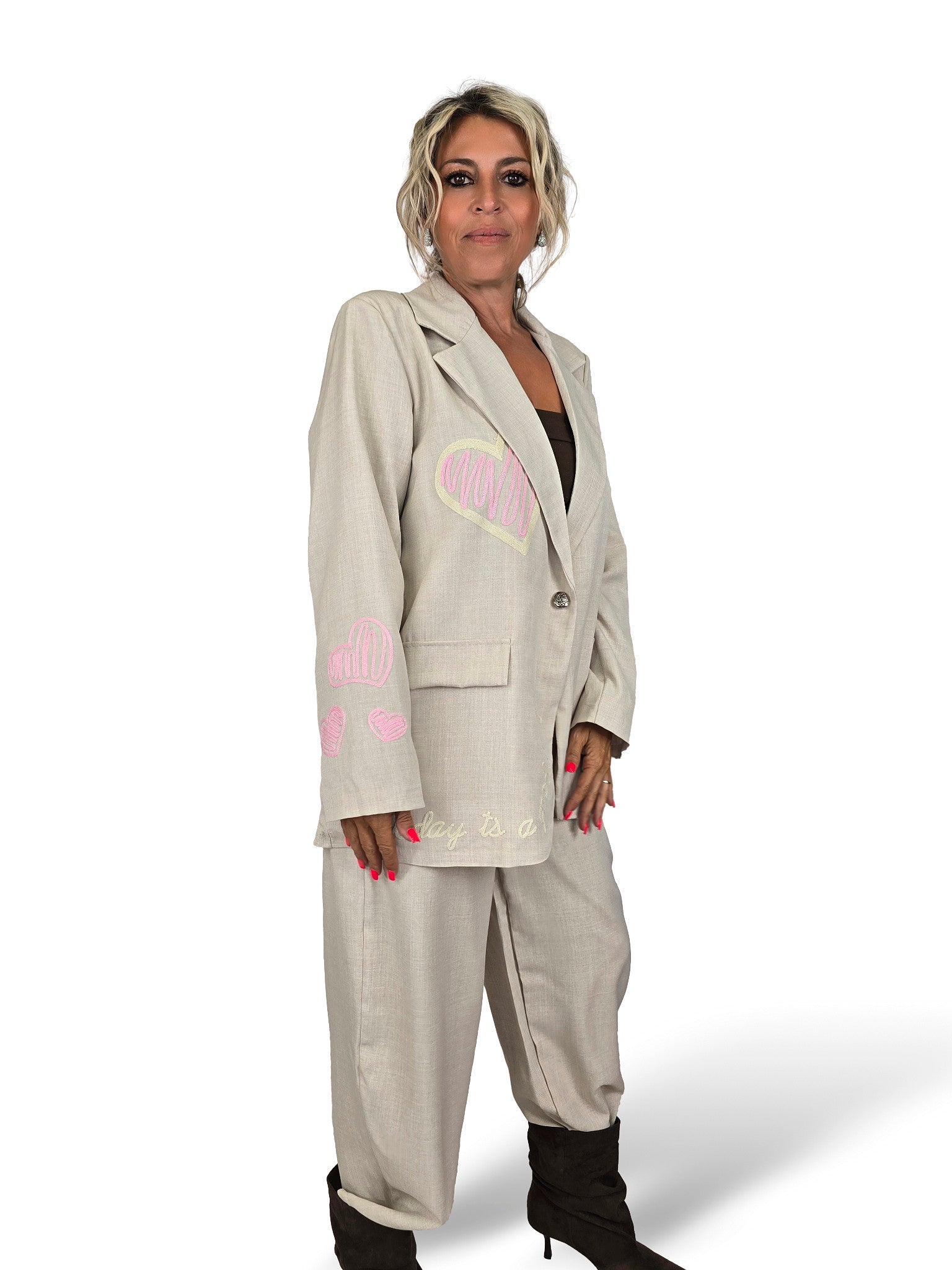 BLAZER E SPALLE RICAMATE