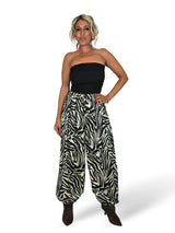 PANTALON ALADIN STRASS ESTAMPADO ANIMAL