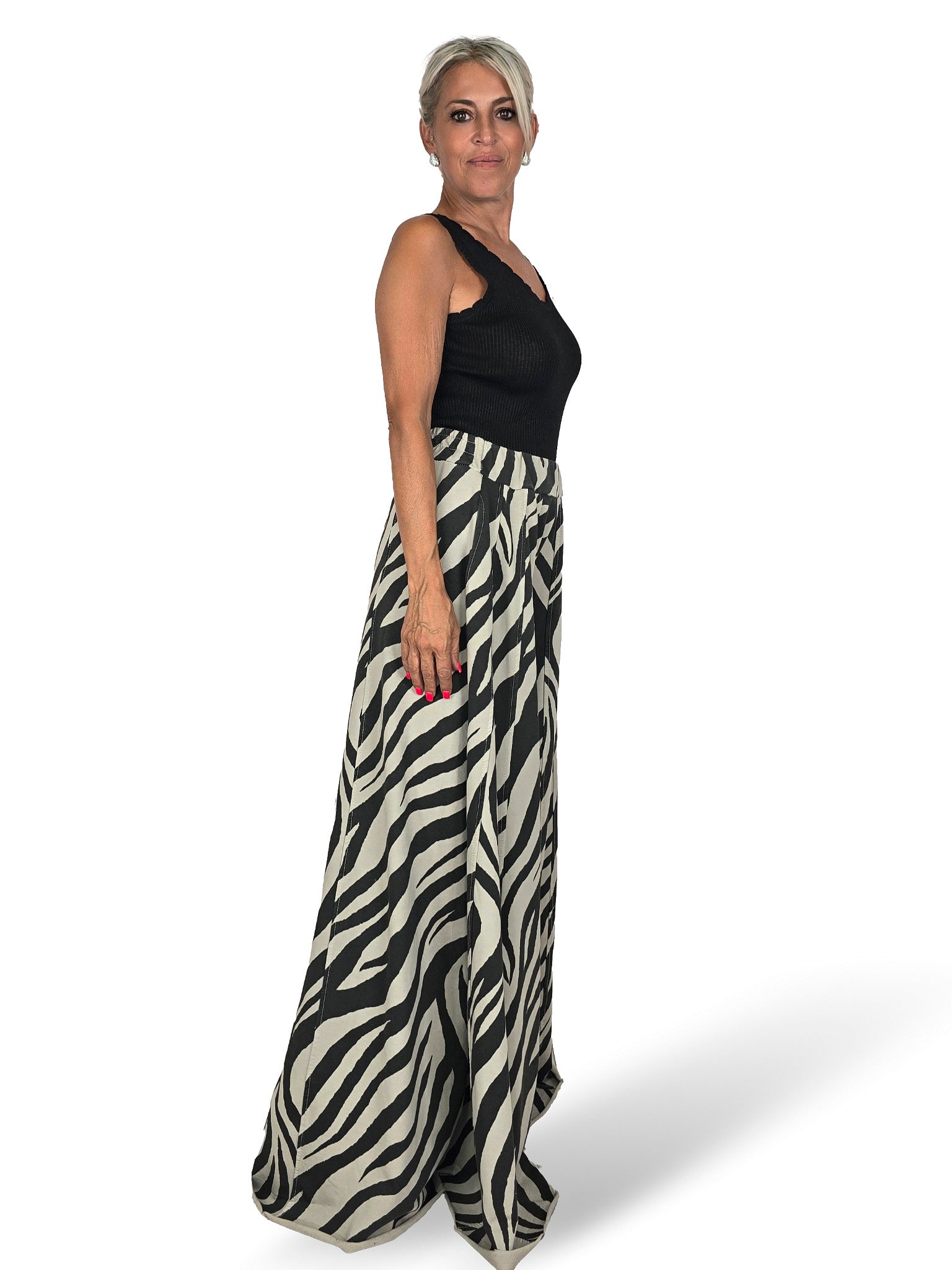 PANTALON PALAZZO CEBRA