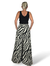 PANTALON PALAZZO CEBRA