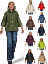 CHAQUETA CORTAVIENTOS DRAPEADO