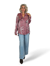 CAMISA METALIZADA FLUIDA