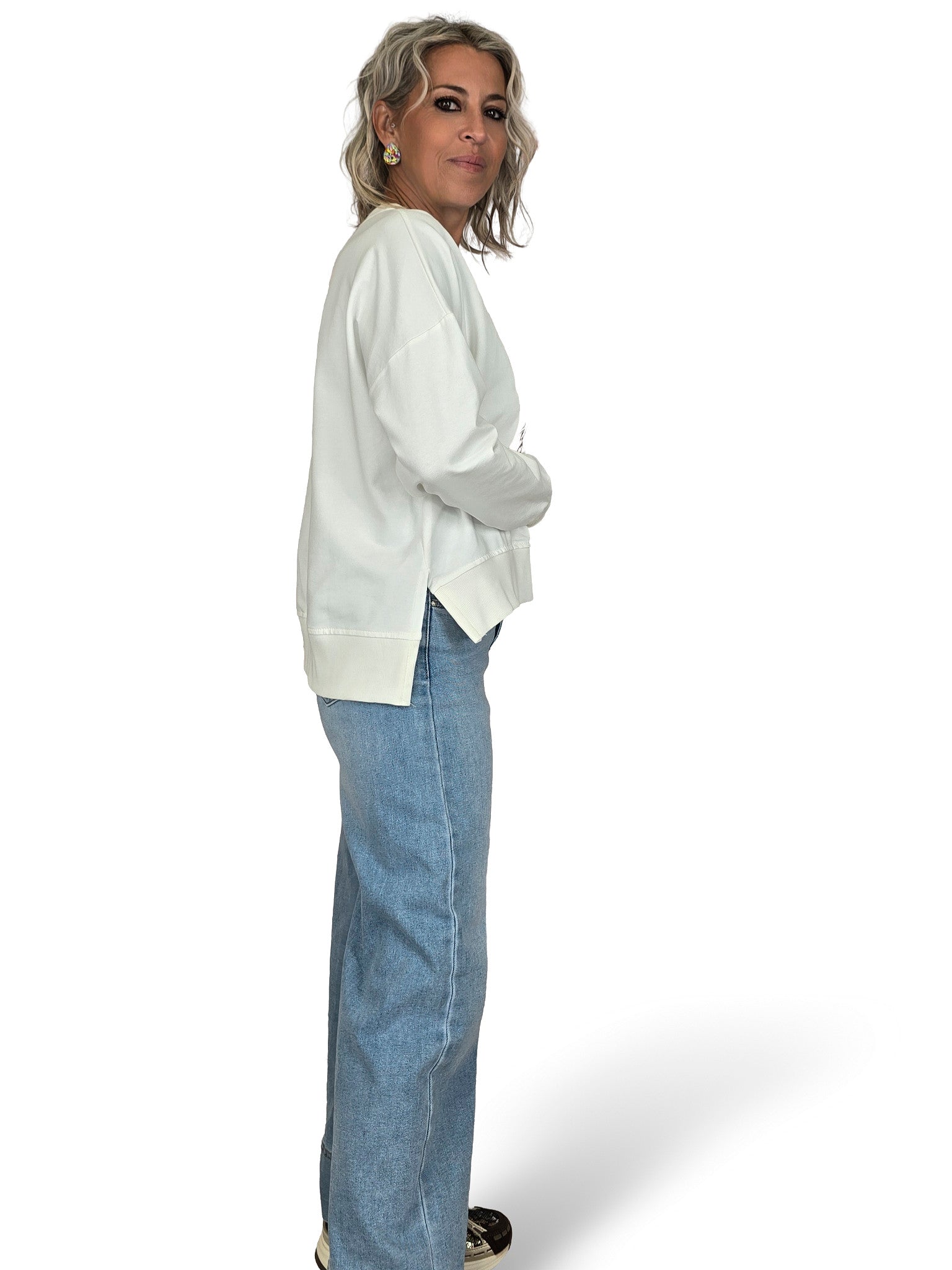 ASYMMETRISCHES WELPEN-SWEATSHIRT