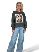 ASYMMETRISCHES WELPEN-SWEATSHIRT