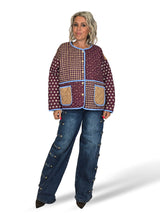 CHAQUETA DE PATCHWORK ACOLCHADA