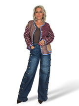 CHAQUETA DE PATCHWORK ACOLCHADA