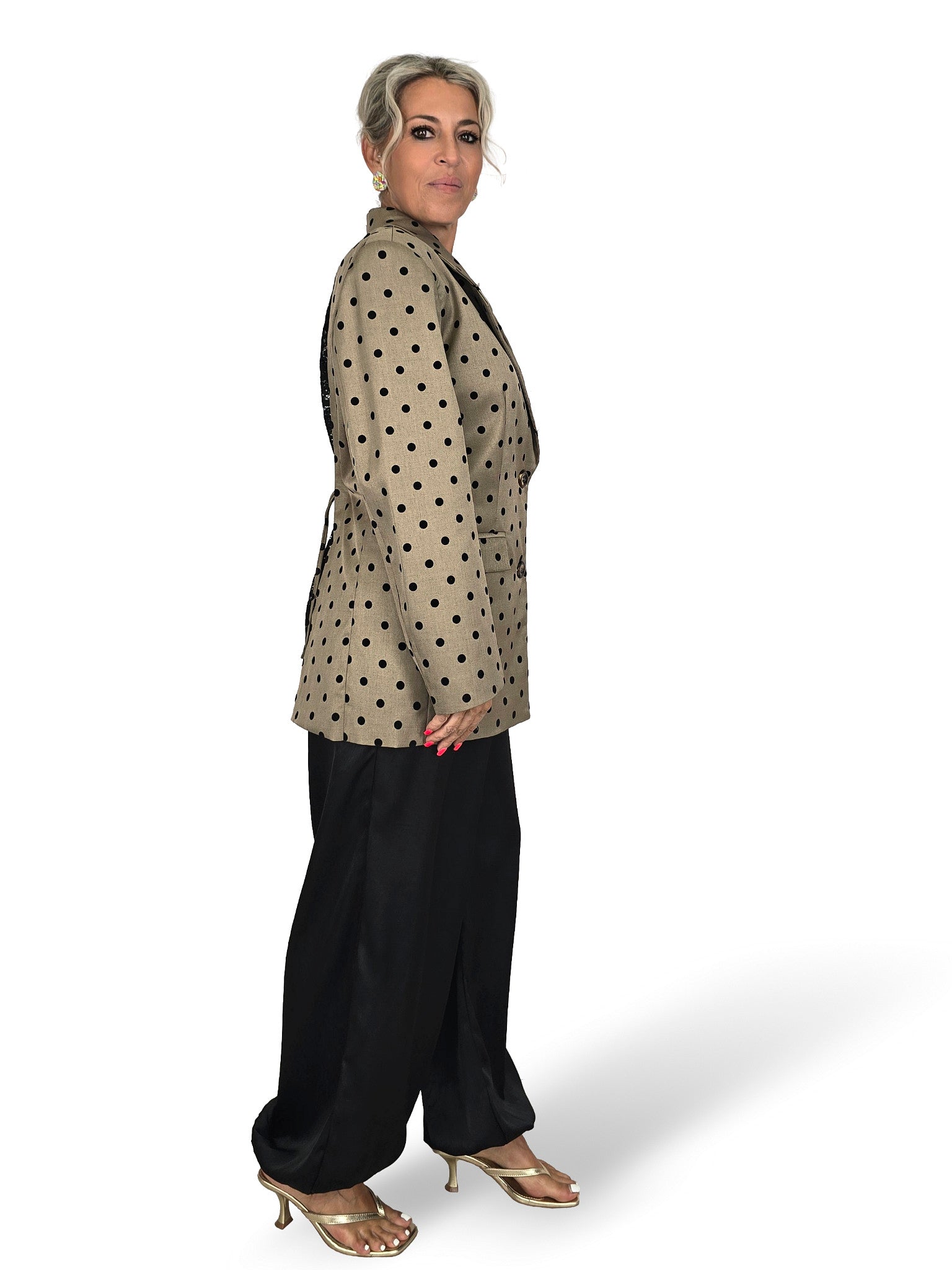BLAZER LUNARES ENCAJE