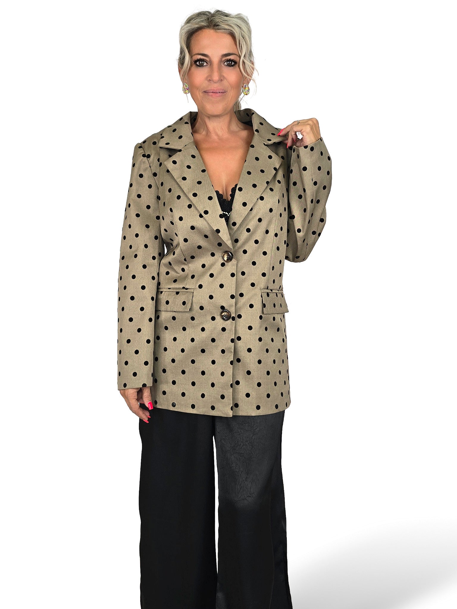 BLAZER LUNARES ENCAJE