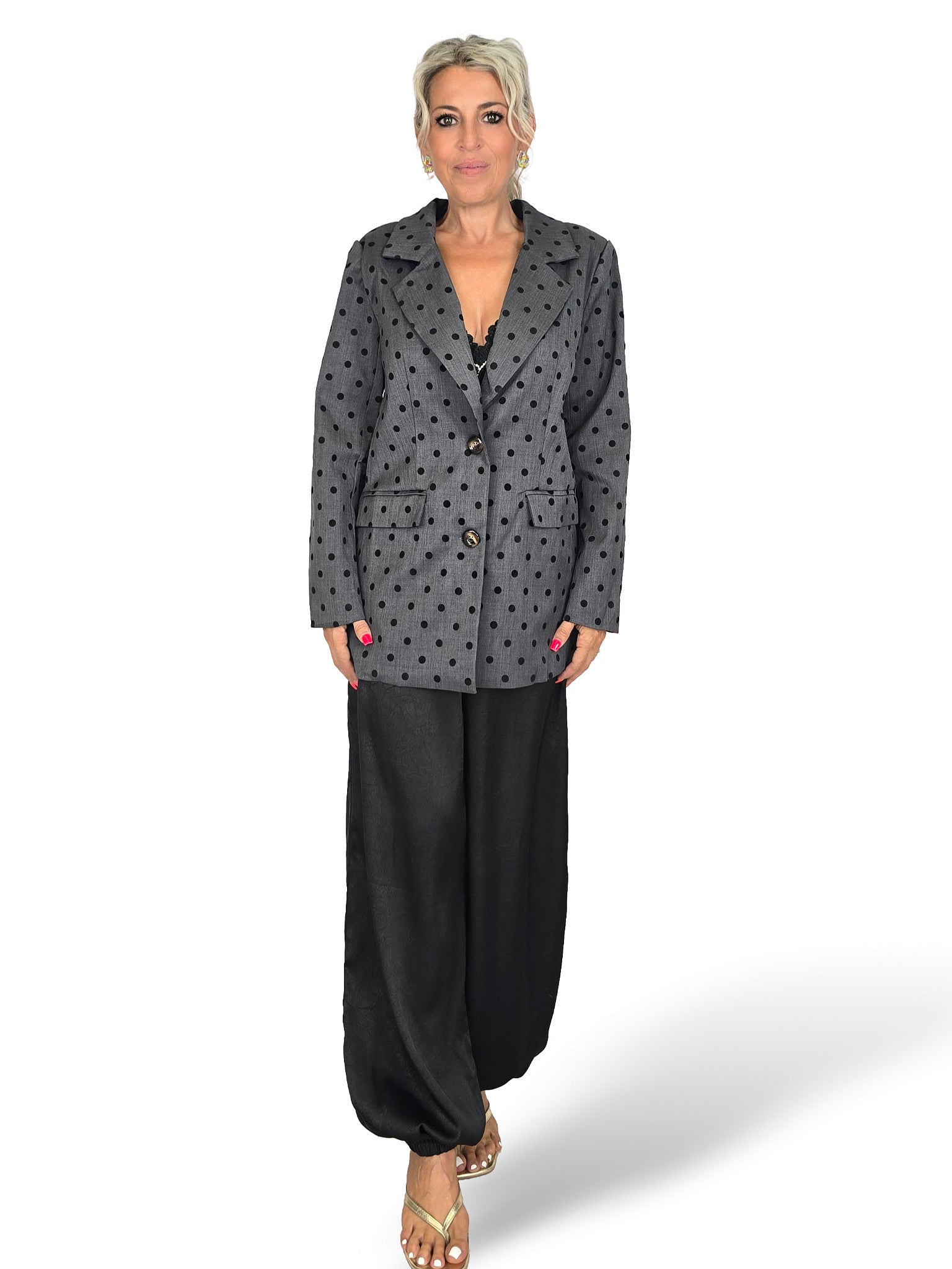 BLAZER LUNARES ENCAJE
