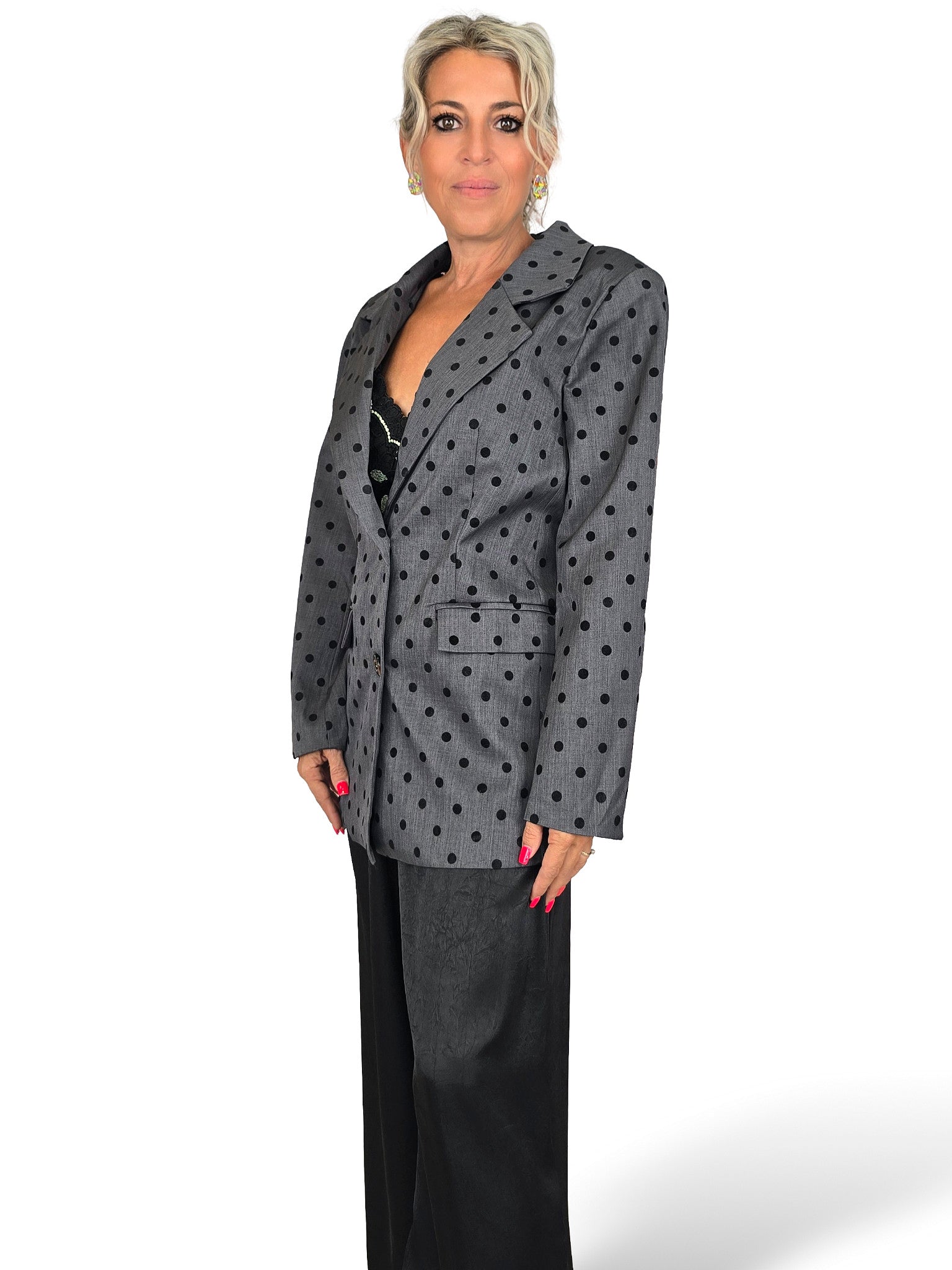 BLAZER LUNARES ENCAJE
