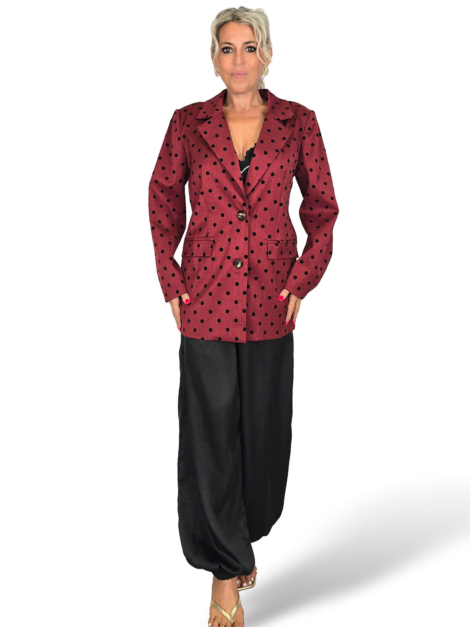BLAZER LUNARES ENCAJE