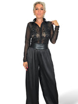BODY TUL CAMISA LENTEJUELAS