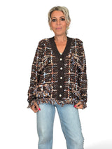 CHAQUETA PUNTO TWEED BOTONES