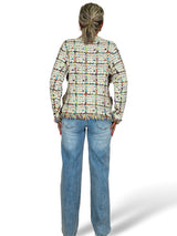 CHAQUETA PUNTO TWEED BOTONES