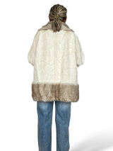 CHAQUETÓN SOLAPA BAJO PELO
