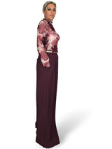 PANTALONE FLUIDO A PALAZZO CON FIOCCO
