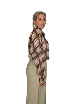 CAMISA TUL CUADROS TARTÁN
