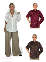 JEWEL POPLIN SHIRT