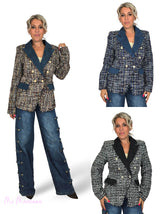 BLAZER TWEED DENIM JOT