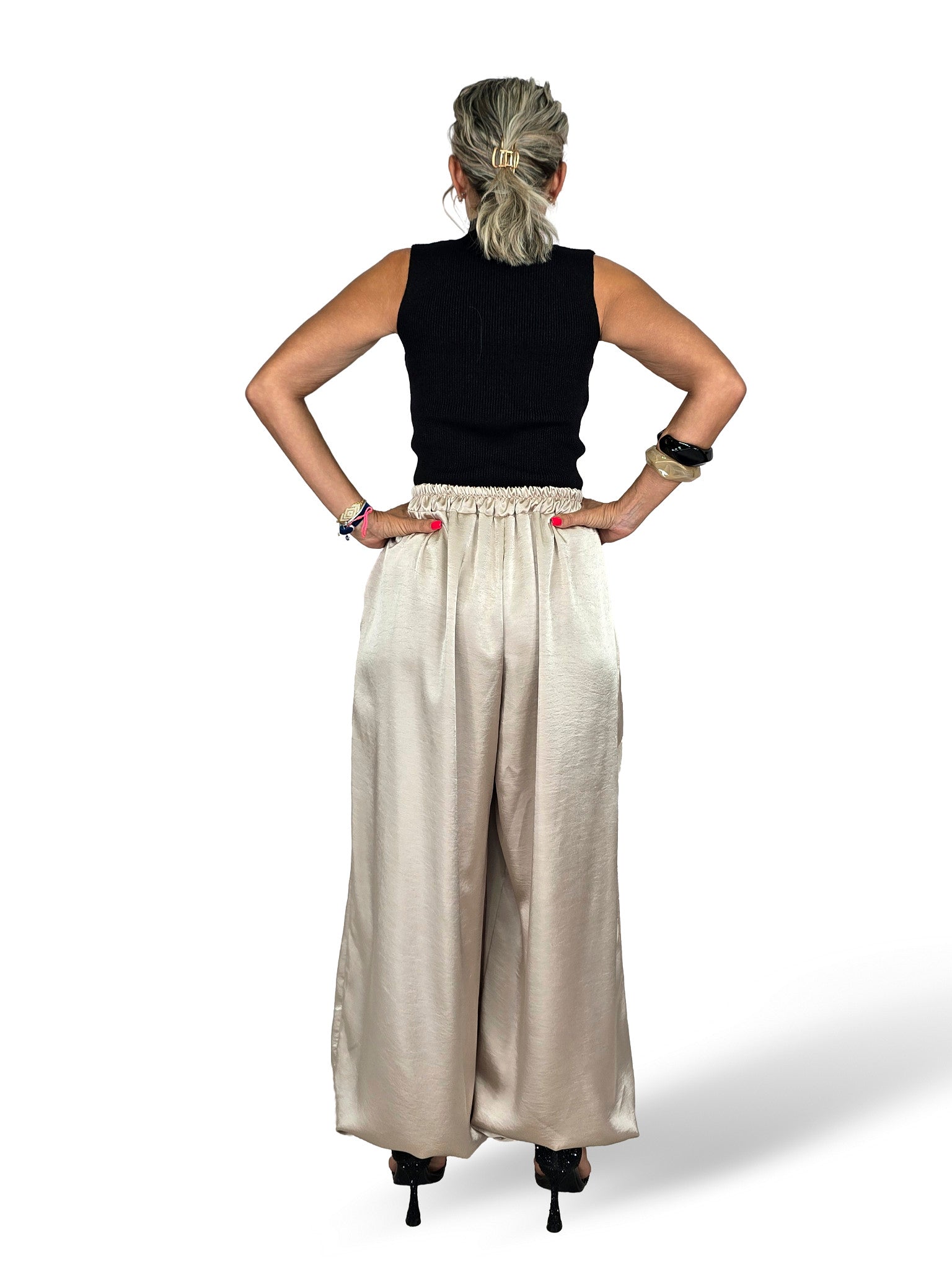 PANTALON ALADIN SATEN LENCERO