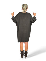 MAXI DRESS/SWEATSHIRT ANIMAL PRINT LOVE
