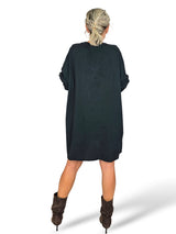 MAXI DRESS/SWEATSHIRT ANIMAL PRINT LOVE