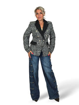 BLAZER TWEED DENIM JOT