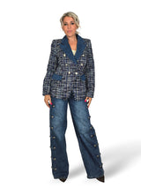 BLAZER TWEED DENIM JOT