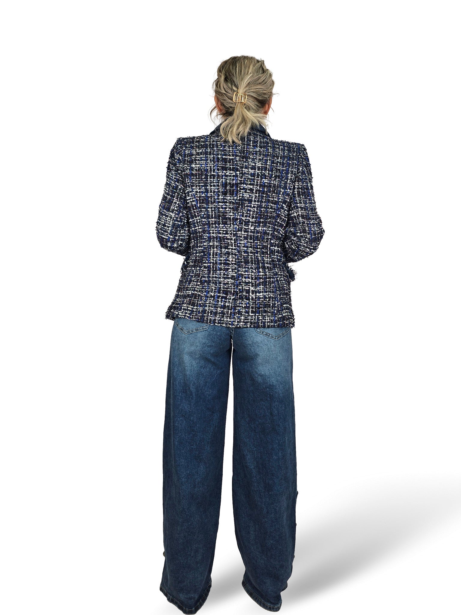 BLAZER TWEED DENIM JOT