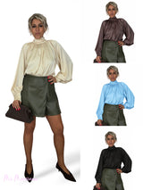 BLUSA SATINADA LAZADA JOT