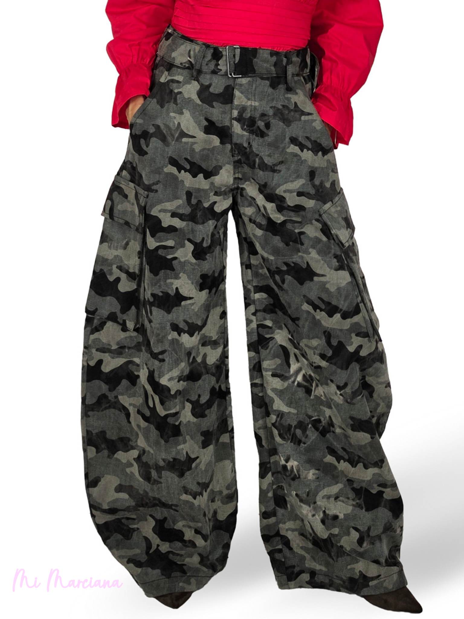 JEANS CARGO BALLOON CAMUFLAJE JOT