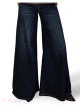 JEANS PALAZZO AZUL OSCURO SW