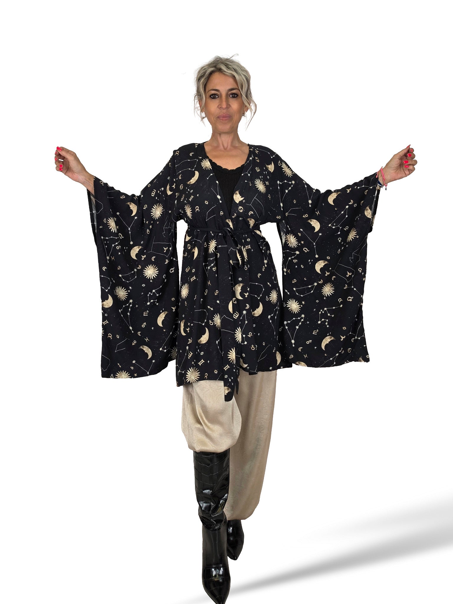 KIMONO CORTO CONSTELACION