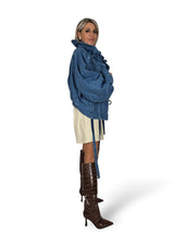 CHAQUETA DENIM FRUNCIDA JOT
